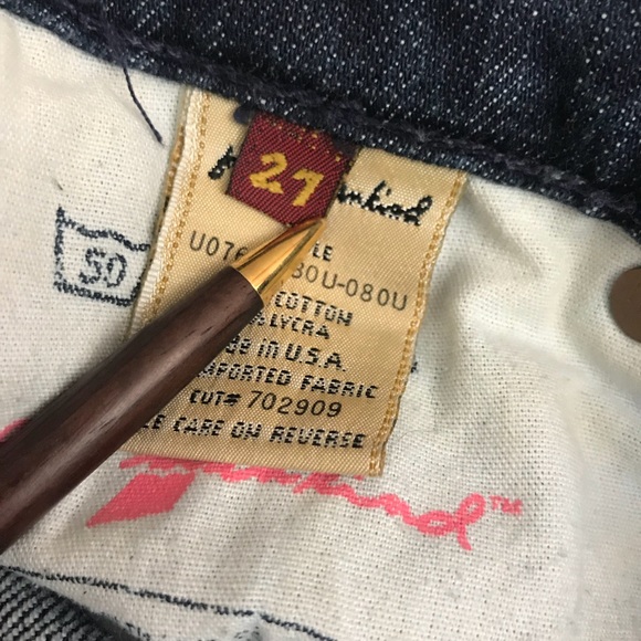 7 Seven for all Mankind size 27 Flare Jeans Denim - Picture 6 of 8